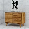 Wohnen Tv & Hifi-Möbel|Lowboards<Wildeiche Naturholz Kommode geölt - Eavy