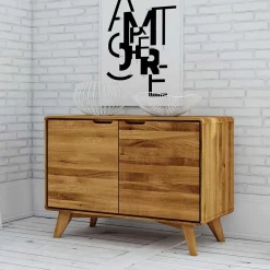 Wohnen Tv & Hifi-Möbel|Lowboards<Wildeiche Naturholz Kommode geölt - Eavy