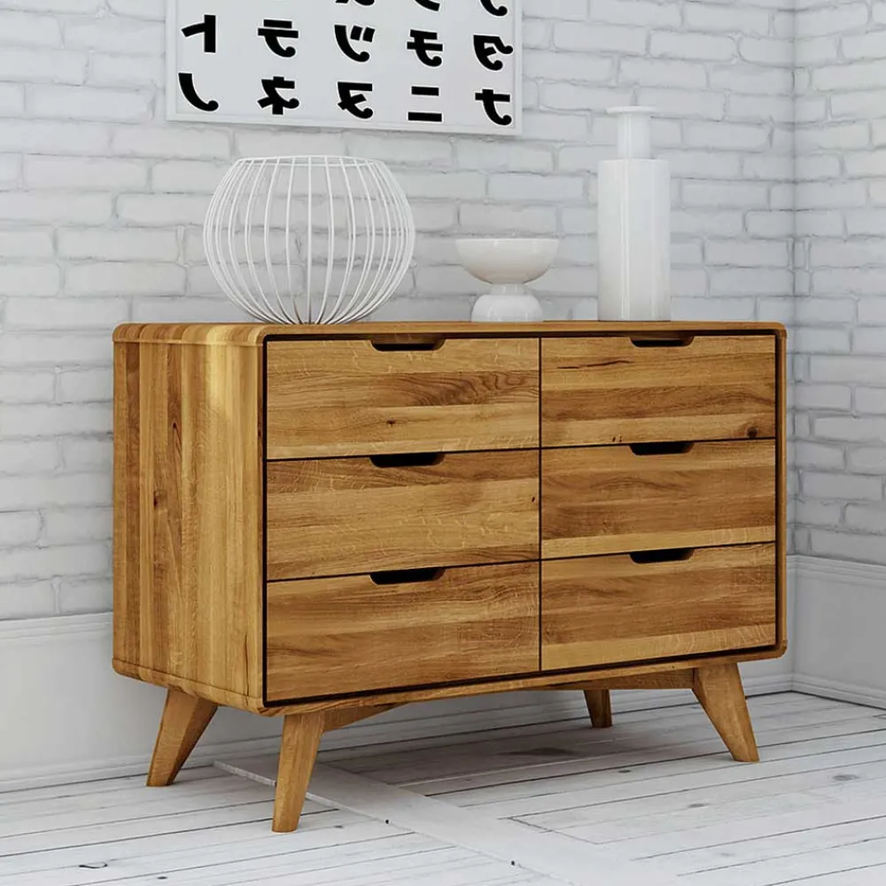 Wohnen Tv & Hifi-Möbel|Lowboards<Wildeiche Schubladenkommode geölt - Eavy