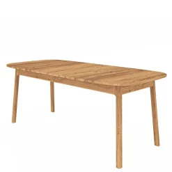 Wohnen Tische<Wildeiche Tisch - 90 cm tief - Laida