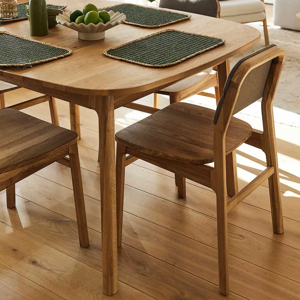 Wohnen Tische<Wildeiche Tisch - 90 cm tief - Laida