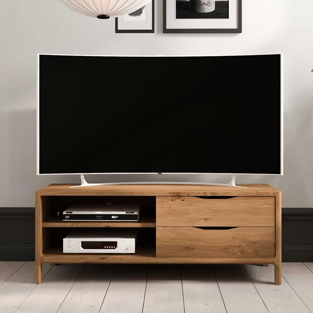 Wohnen Tv & Hifi-Möbel|Lowboards<Wildeiche TV Board 111 cm breit - Laida