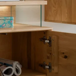 Wohnen Tv & Hifi-Möbel|Lowboards<Wildeiche TV Board mit 170 cm Breite - Millena