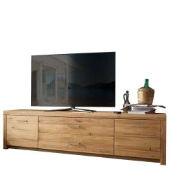 Wohnen Tv & Hifi-Möbel|Lowboards<Wildeiche TV Lowboard aus geöltem Massivholz - Loitons