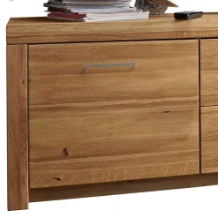 Wohnen Tv & Hifi-Möbel|Lowboards<Wildeiche TV Lowboard aus geöltem Massivholz - Loitons