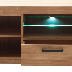 Wohnen Tv & Hifi-Möbel|Lowboards<Wildeiche TV Lowboard teilmassiv - Sophia