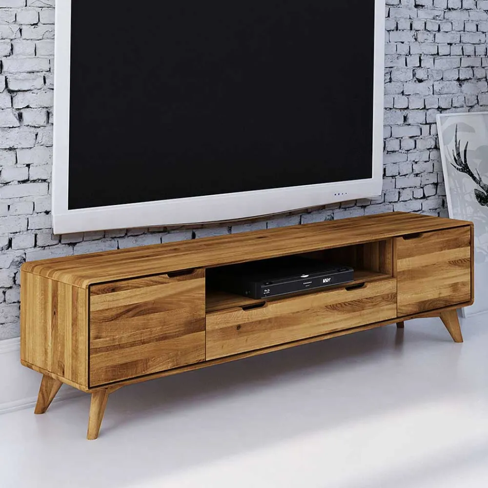 Wohnen Tv & Hifi-Möbel|Lowboards<Wildeiche TV Unterschrank mit Schublade - Eavy II