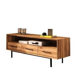 Wohnen Tv & Hifi-Möbel|Lowboards<Wildeiche TV Unterschrank mit großem Fach - Kerfa