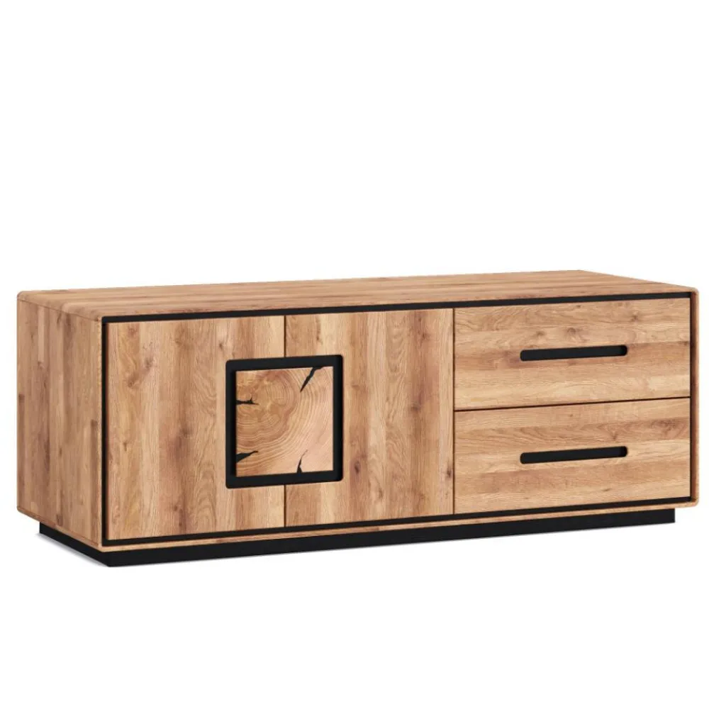 Wohnen Tv & Hifi-Möbel|Lowboards<Wildeiche TV-Kommode in modernem Design - Shipper