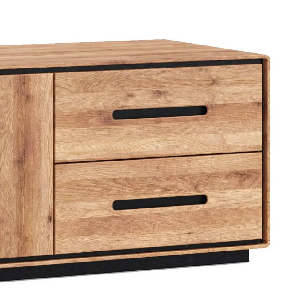 Wohnen Tv & Hifi-Möbel|Lowboards<Wildeiche TV-Kommode in modernem Design - Shipper