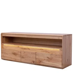 Wohnen Tv & Hifi-Möbel|Lowboards<Wildeiche Unterschrank für TV mit Beleuchtung - Acmida