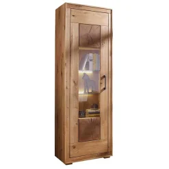 Wohnen Vitrinen<Wildeiche Vitrine Troncon mit 201 cm Höhe