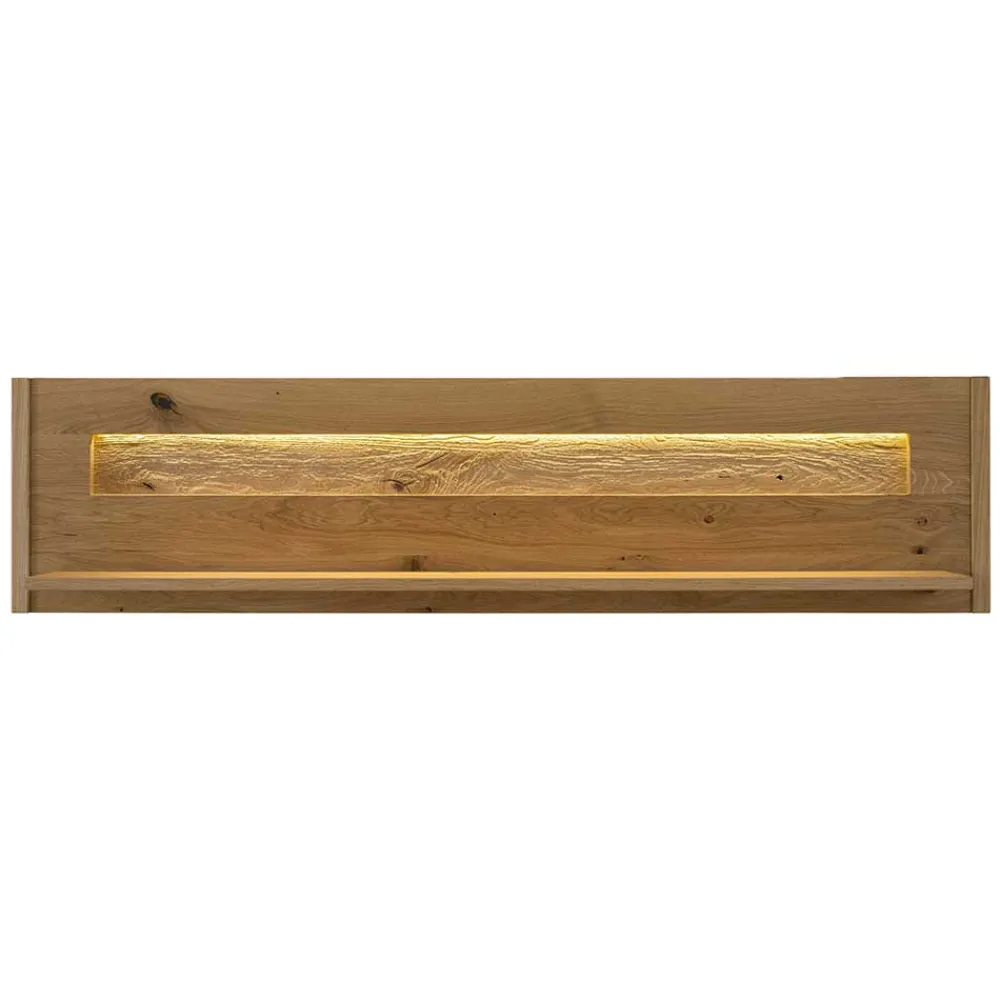 Wohnen Regale<Wildeiche Wandboard geölt - 156 cm breit - Obinson