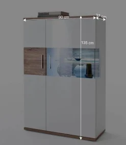 Wohnen Wohnwände<Wohnkombination 330 cm breit - Icadro (vierteilig)