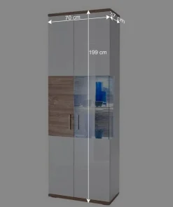 Wohnen Wohnwände<Wohnkombination 330 cm breit - Icadro (vierteilig)