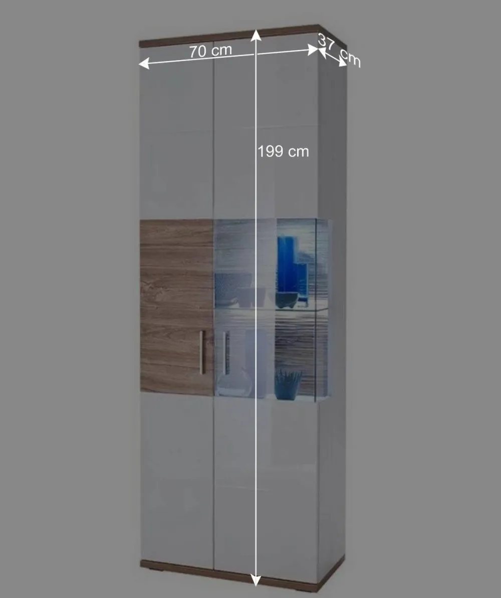 Wohnen Wohnwände<Wohnkombination 330 cm breit - Icadro (vierteilig)