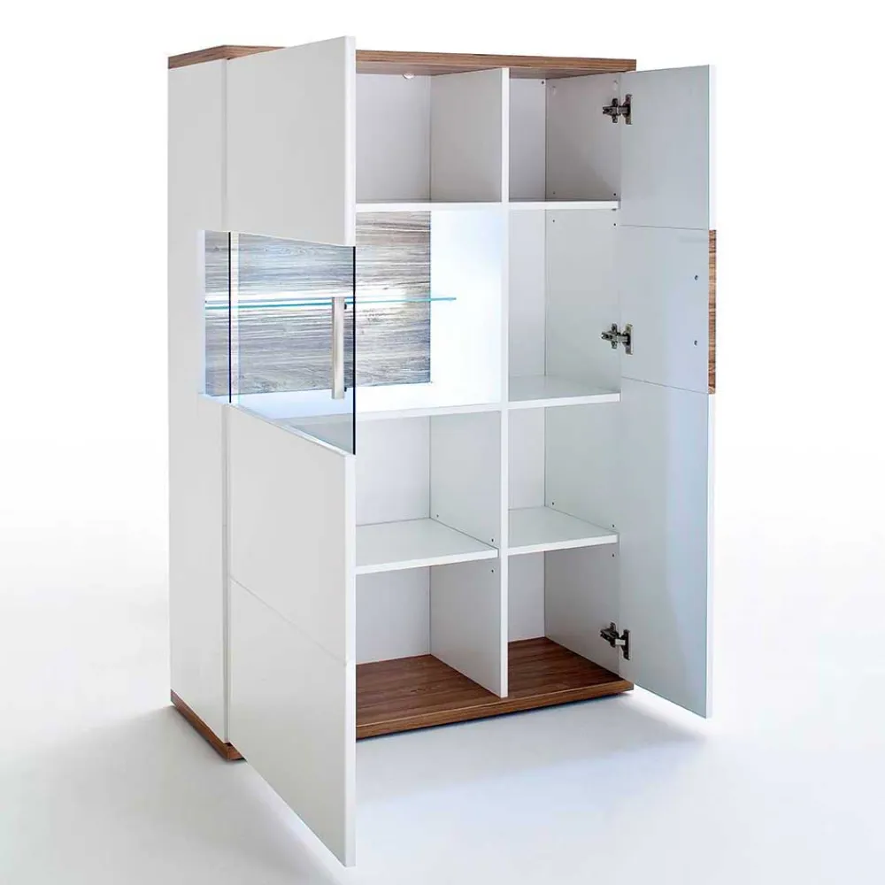 Wohnen Wohnwände<Wohnkombination 330 cm breit - Icadro (vierteilig)