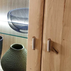 Wohnen Wohnwände<Wohnkombination in Eiche Bianco - Destal (vierteilig)
