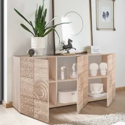 Wohnen Wohnwände<Wohnkombination modern - Bielvas (dreiteilig)
