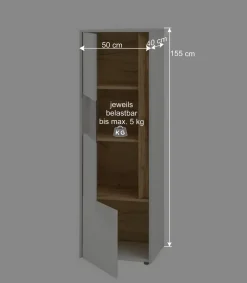 Wohnen Wohnwände<Wohnmöbel Programm 400 cm breit - Nonessia (fünfteilig)