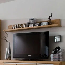 Wohnen Wohnwände<Wohnwand Croconia aus Wildeiche Massivholz (dreiteilig)