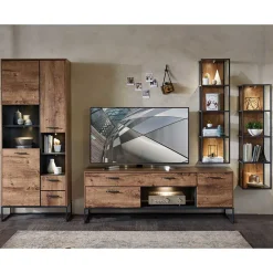 Wohnen Wohnwände<Wohnwand Designmöbel Set - Xindus (vierteilig)