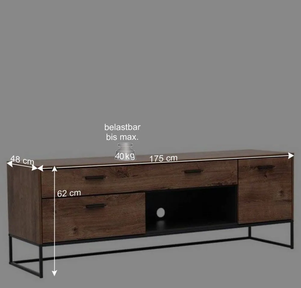 Wohnen Wohnwände<Wohnwand Designmöbel Set - Xindus (vierteilig)