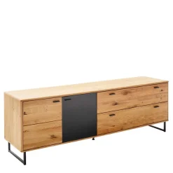Wohnen Wohnwände<Wohnwand für Wohnzimmer Set - Flacona (dreiteilig)