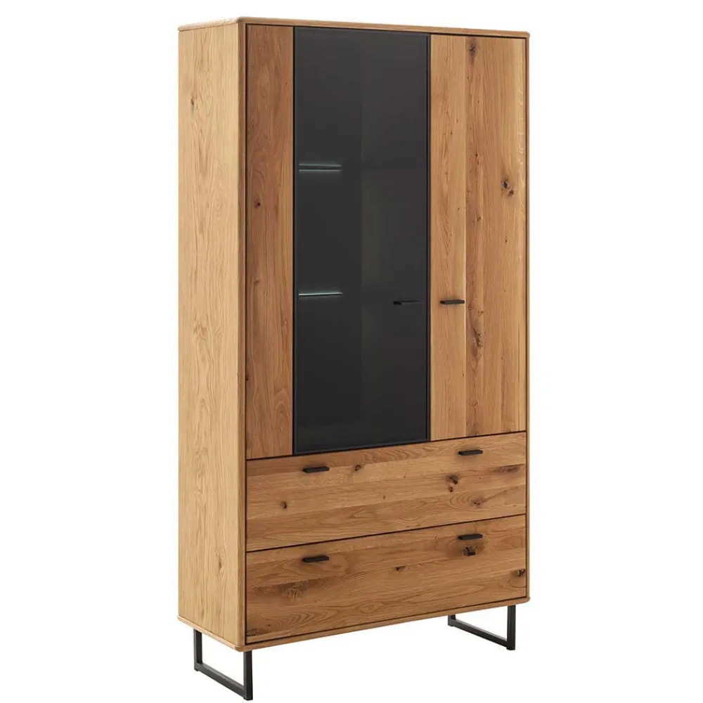 Wohnen Wohnwände<Wohnwand für Wohnzimmer Set - Flacona (dreiteilig)