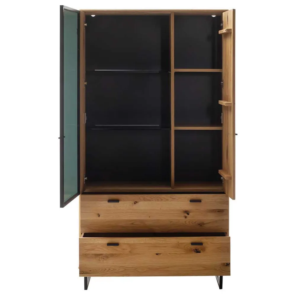 Wohnen Wohnwände<Wohnwand für Wohnzimmer Set - Flacona (dreiteilig)