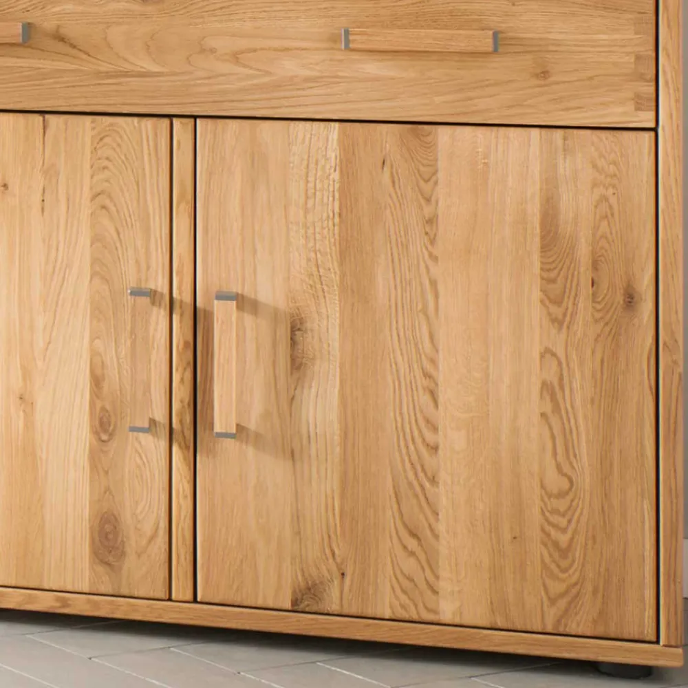 Wohnen Vitrinen|Schränke<Wohnwand Highboard aus Holz - Teano