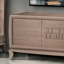 Wohnen Wohnwände<Wohnwand in Esche Dunkel - Lacruzira (dreiteilig)