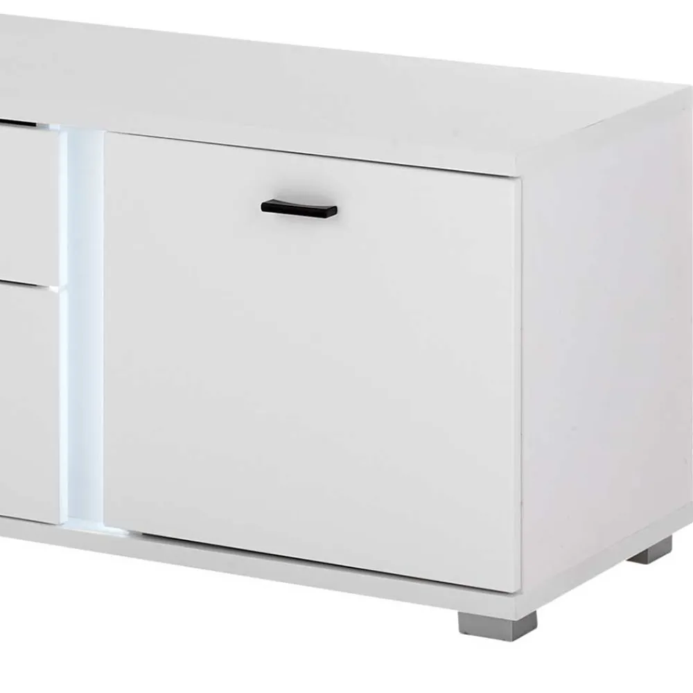 Wohnen Wohnwände<Wohnwand mit LED Licht Möbelset - Tirol (vierteilig)
