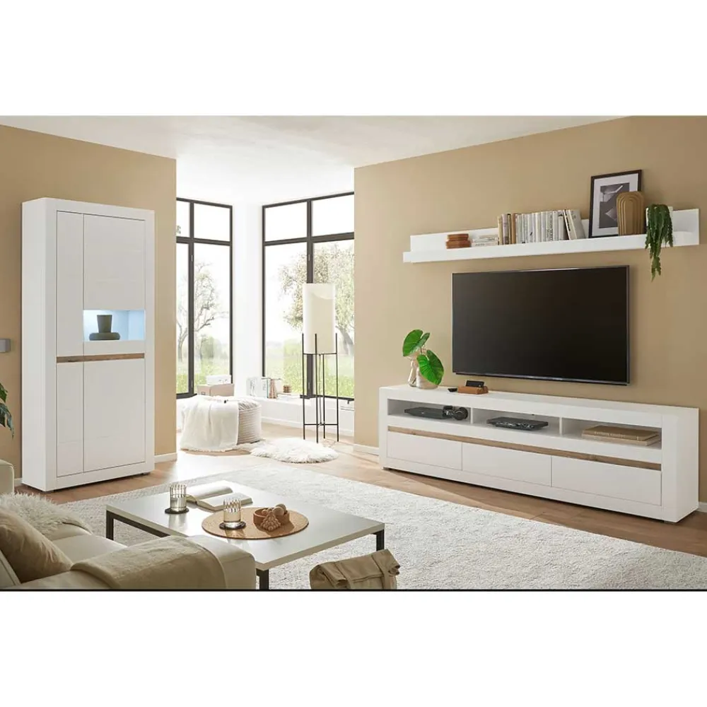 Wohnen Wohnwände<Wohnwand Set modern - Ilana (dreiteilig)