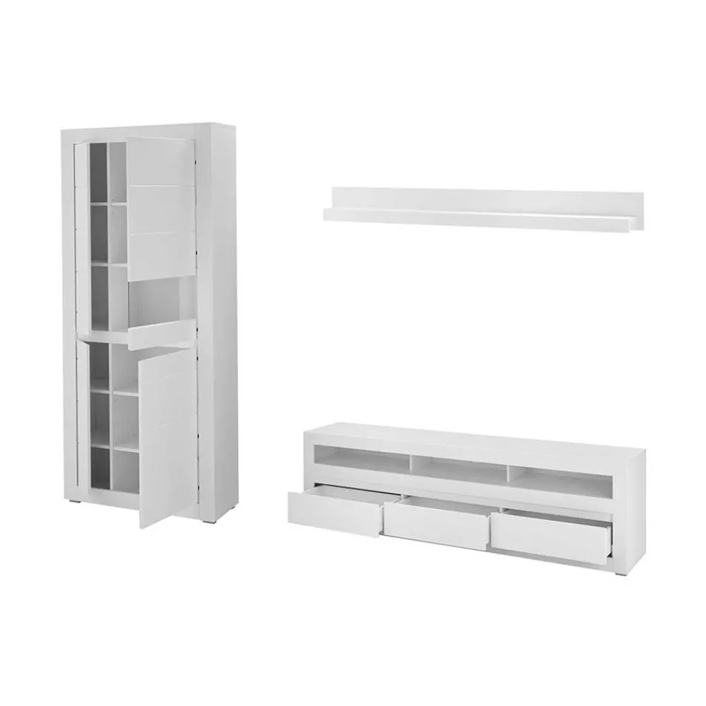 Wohnen Wohnwände<Wohnwand Set modern - Ilana (dreiteilig)