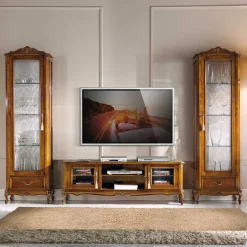 Wohnen Wohnwände<Wohnwand Vitrinen & TV Board - Carlenna (dreiteilig)
