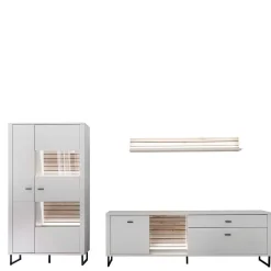 Wohnen Wohnwände<Wohnwand Wohnzimmermöbel Set - Varzino (dreiteilig)