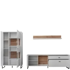 Wohnen Wohnwände<Wohnwand Wohnzimmermöbel Set - Varzino (dreiteilig)