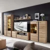 Wohnen Wohnwände<Wohnwandmöbel mit LED Beleuchtung - Mattadore (vierteilig)