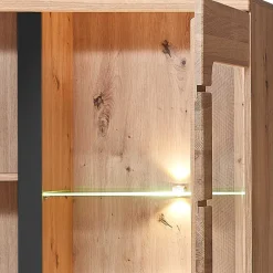 Wohnen Wohnwände<Wohnwandmöbel mit LED Beleuchtung - Mattadore (vierteilig)