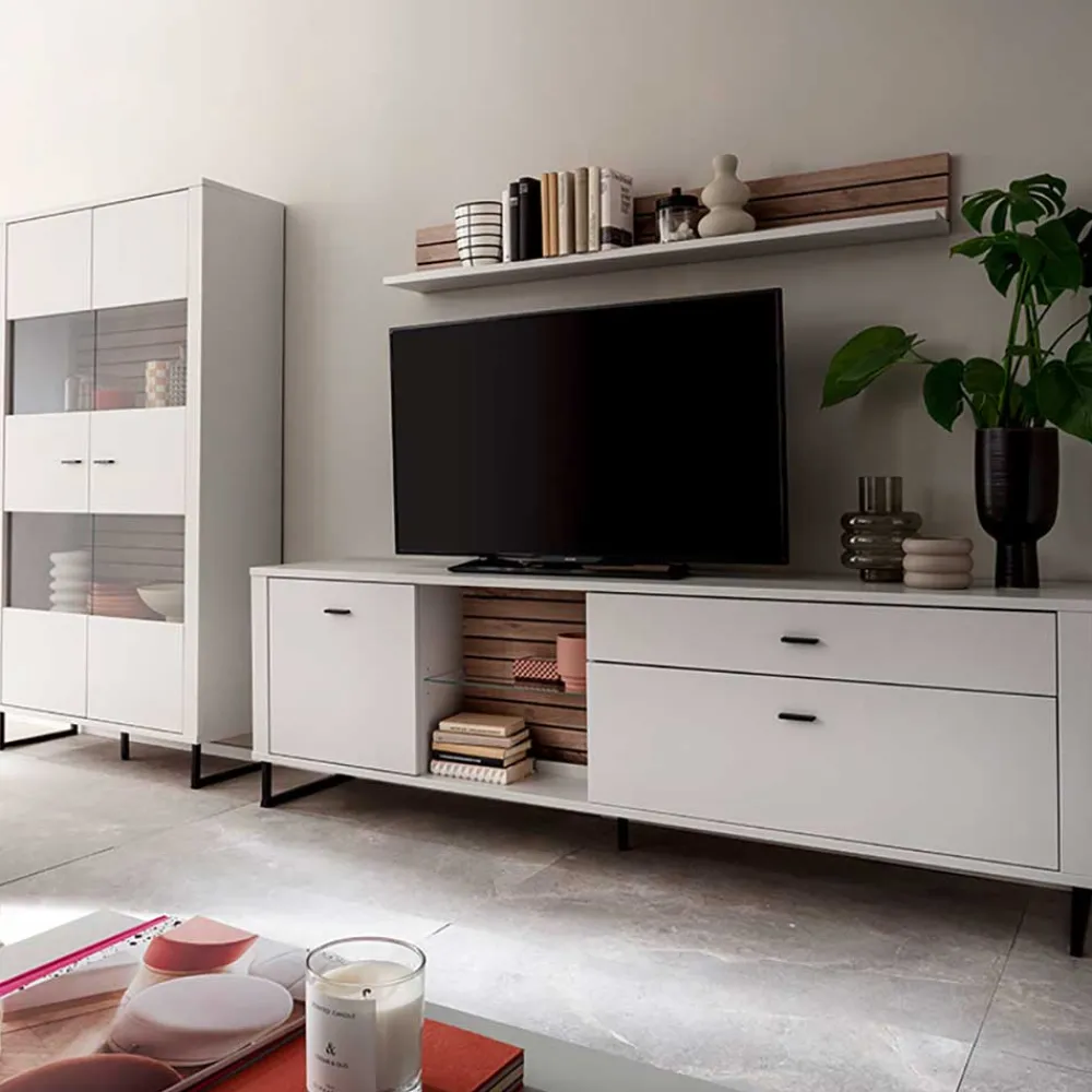 Wohnen Wohnwände<Wohnwandmöbel-Set modern - Varzino (dreiteilig)