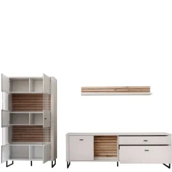Wohnen Wohnwände<Wohnwandmöbel-Set modern - Varzino (dreiteilig)