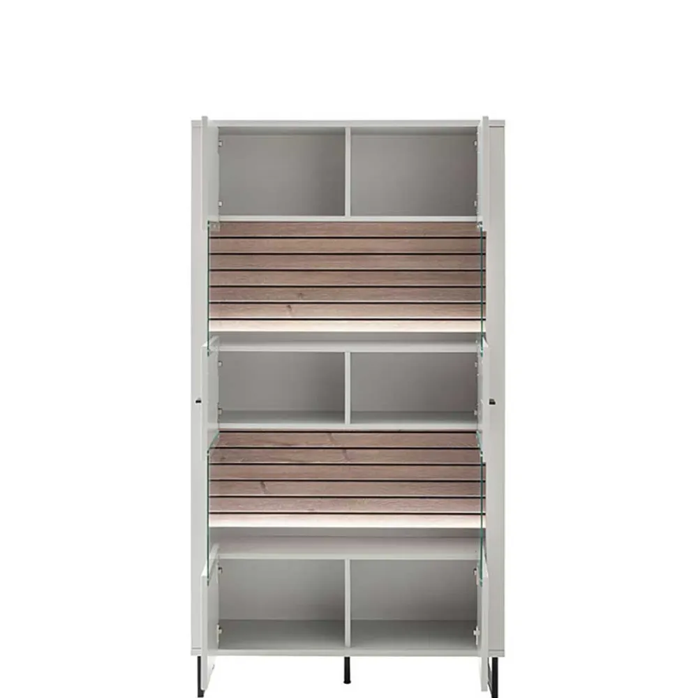 Wohnen Wohnwände<Wohnwandmöbel-Set modern - Varzino (dreiteilig)