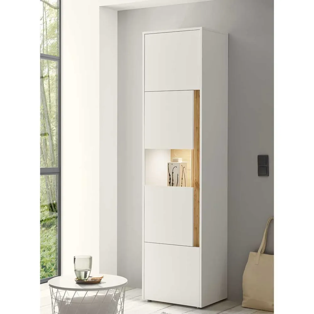 Wohnen Wohnwände<Wohnzimmer Anbauwand 340 cm breit - Nonessia (fünfteilig)