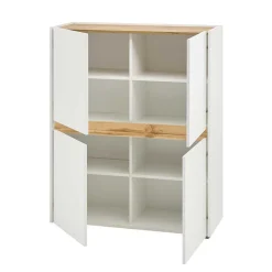 Wohnen Wohnwände<Wohnzimmer Anbauwand 340 cm breit - Nonessia (fünfteilig)
