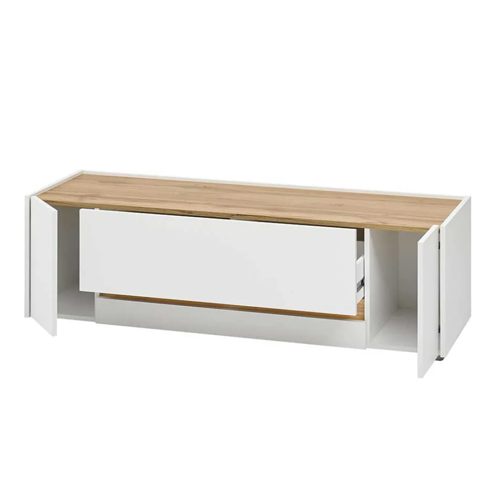 Wohnen Wohnwände<Wohnzimmer Anbauwand 340 cm breit - Nonessia (fünfteilig)