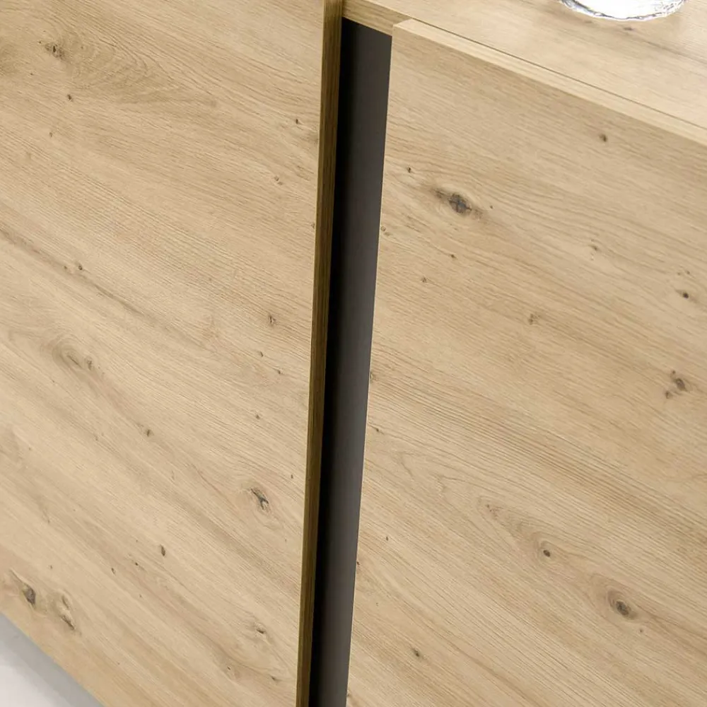 Wohnen Wohnwände<Wohnzimmer Anbauwand 270 cm breit - Lairian (vierteilig)