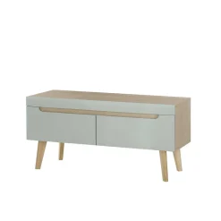 Wohnen Wohnwände<Wohnzimmer Anbauwand im Skandi Design - Armina (vierteilig)