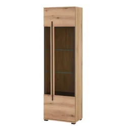 Wohnen Wohnwände<Wohnzimmer Anbauwand in Eiche - Brocus (dreiteilig)