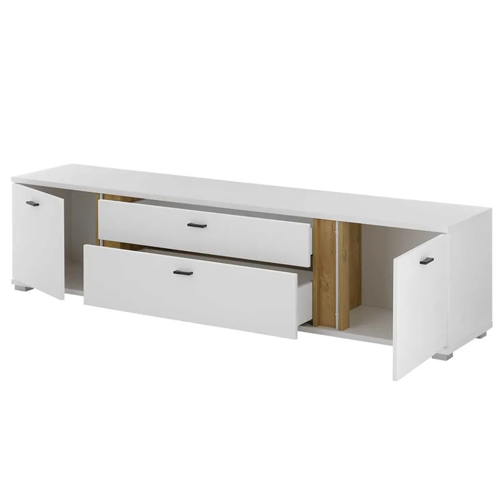 Wohnen Wohnwände<Wohnzimmer Anbauwand Möbelset - Racelyn (vierteilig)